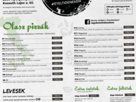 Egyik #eteltidenekem menu