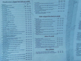 Pampalini Pizzéria és Étterem menu