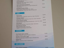 Blue Wave menu