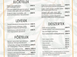 Lokalista Bistro menu