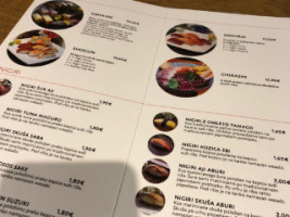 Njami Sushi menu