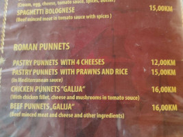 Galija menu