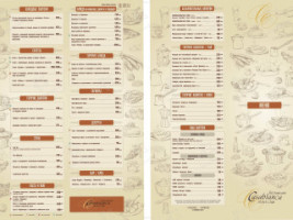 Casablanca menu