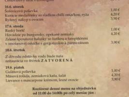 Lalia Pizzeria menu