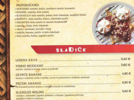 El Mexico menu