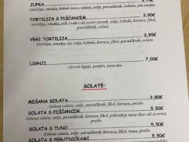 Domači Grill menu