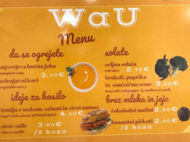 Wau Wafflato Universe menu