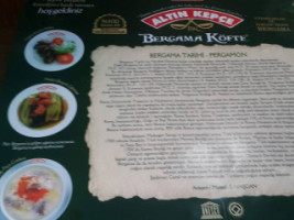 Altin Kepce Bergama Meatball menu