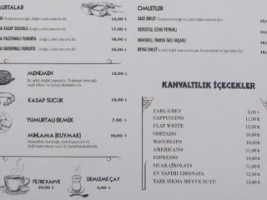 Gezi Pastanesi menu