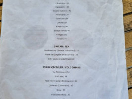 Cafe Inn menu