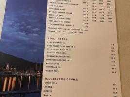 Göcek Alaturka Cafe menu