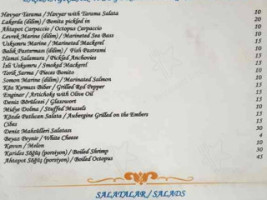 Sofram Balık menu