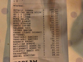 Giritimu Selimiye menu