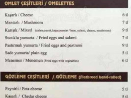 Marko Paşa Bitez menu