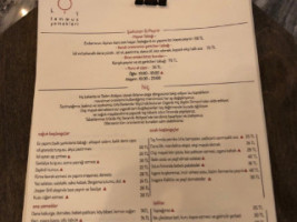 Hiç Lokanta Urla menu