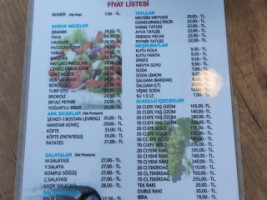 Kule Balık Evi menu