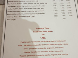 Collegno Pizzeria And menu