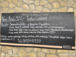 Hegylánc Fogadó menu