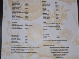 Nokedli menu