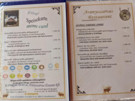 Aranyszarvas Étterem menu