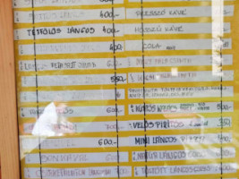 Lángosozó menu