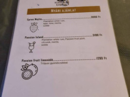 Kandalló Csopak menu