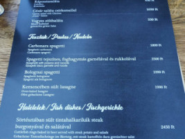 Guido Pizzéria és Étterem menu