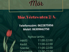 Melanzs Étterem menu