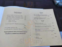 Korzó Étterem menu