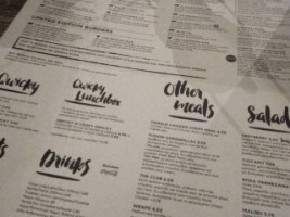 Simply Burgers menu