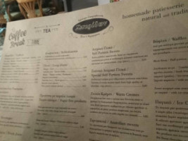 Spyridon Patisserie menu