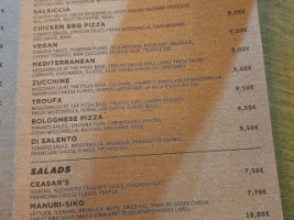 Salento Wood Fired Street Food menu