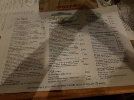 Chrisopigi Varelas Wine House menu