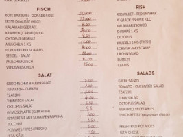 Fish Plimmiri menu