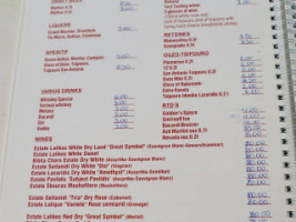 San Antonio Beach Restaurant And Bar menu