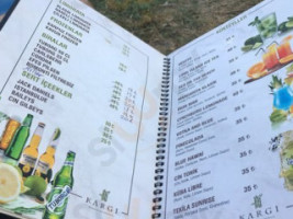 Kargı Green Beach menu