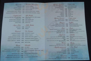 Bobby's Cafe Bar Restaurant menu