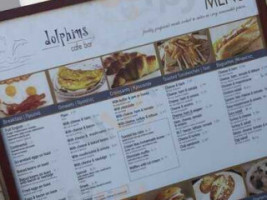 Dolphins Cafe menu