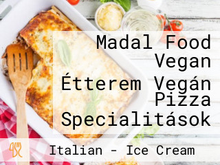 Madal Food Vegan Étterem Vegán Pizza Specialitások