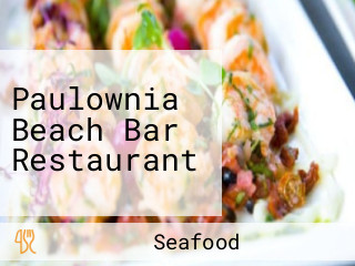Paulownia Beach Bar Restaurant
