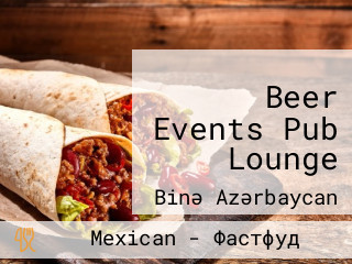 Beer Events Pub Lounge