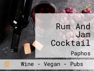 Rum And Jam Cocktail