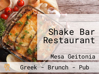 Shake Bar Restaurant