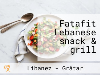 Fatafit Lebanese snack & grill