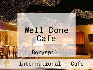 Well Done Cafe