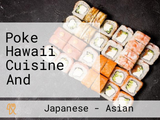 Poke Hawaii Cuisine And