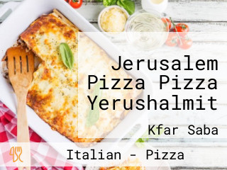 Jerusalem Pizza Pizza Yerushalmit