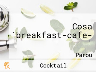 Cosa `breakfast-cafe- '