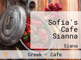 Sofia's Cafe Sianna