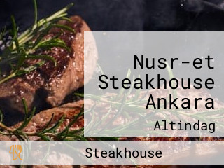 Nusr-et Steakhouse Ankara